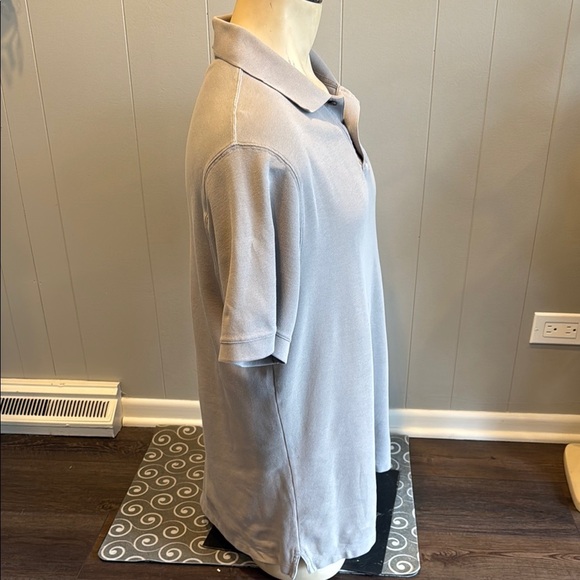 Patagonia Men’s Large Gray Polo Shirt with Collar Embroidered Logo - Picture 3 of 5